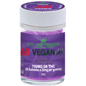Delta 8 Vegan Gummies 700mg Grape