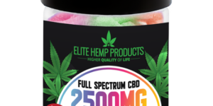2500mg Mix Vegan Gummies made by Elite Hemp products. One of the top sources for CBD and hemp products.