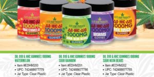 D8, D10 and HHG Gummies from Elite Hemp Products.