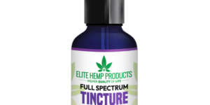 This is a CBD tincture from Elite Hemp Products. It is a blue bottle with 2000mg of Full Spectrum CBD.