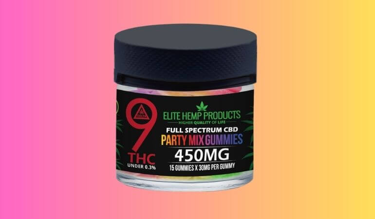 delta 9 thc mix vegan gummy 450